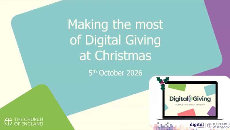 Making the most of digital giving at Christmas